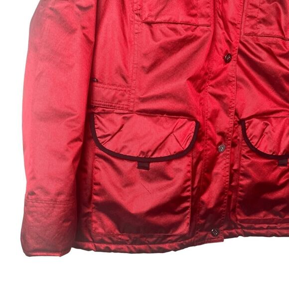 Wellensteyn Women's Revolution Winter Jacket Red Shimmer Parka Sz XL - Picture 6 of 14